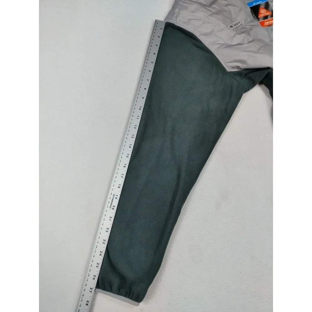 Columbia Fleece Men's XL Green Basin Butte Omni Heat Gorpcore Outdoors Hiking - Picture 16 of 16